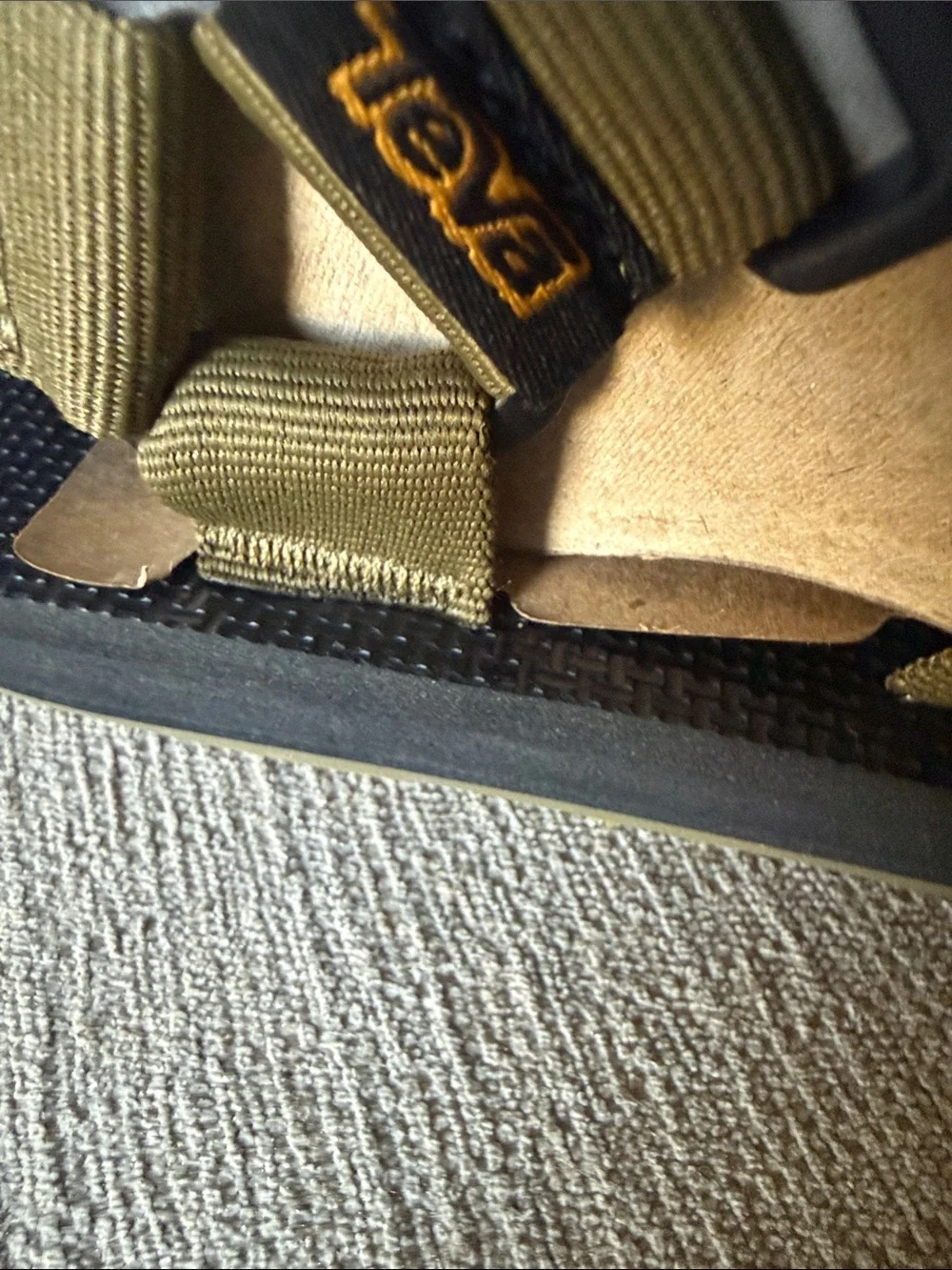 Mens Olive Green Dorado Sport Sandals